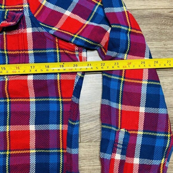 Abercrombie & Fitch Shirt Mens Small Button Up Long Sleeve Plaid Flannel Outdoor - Picture 5 of 15